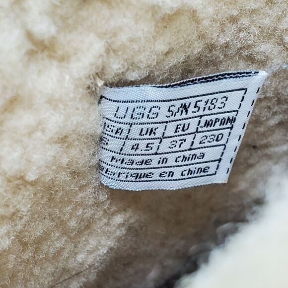 UGG Australia Kona Brown Suede Lambskin Boots Size 6 - Picture 12 of 12